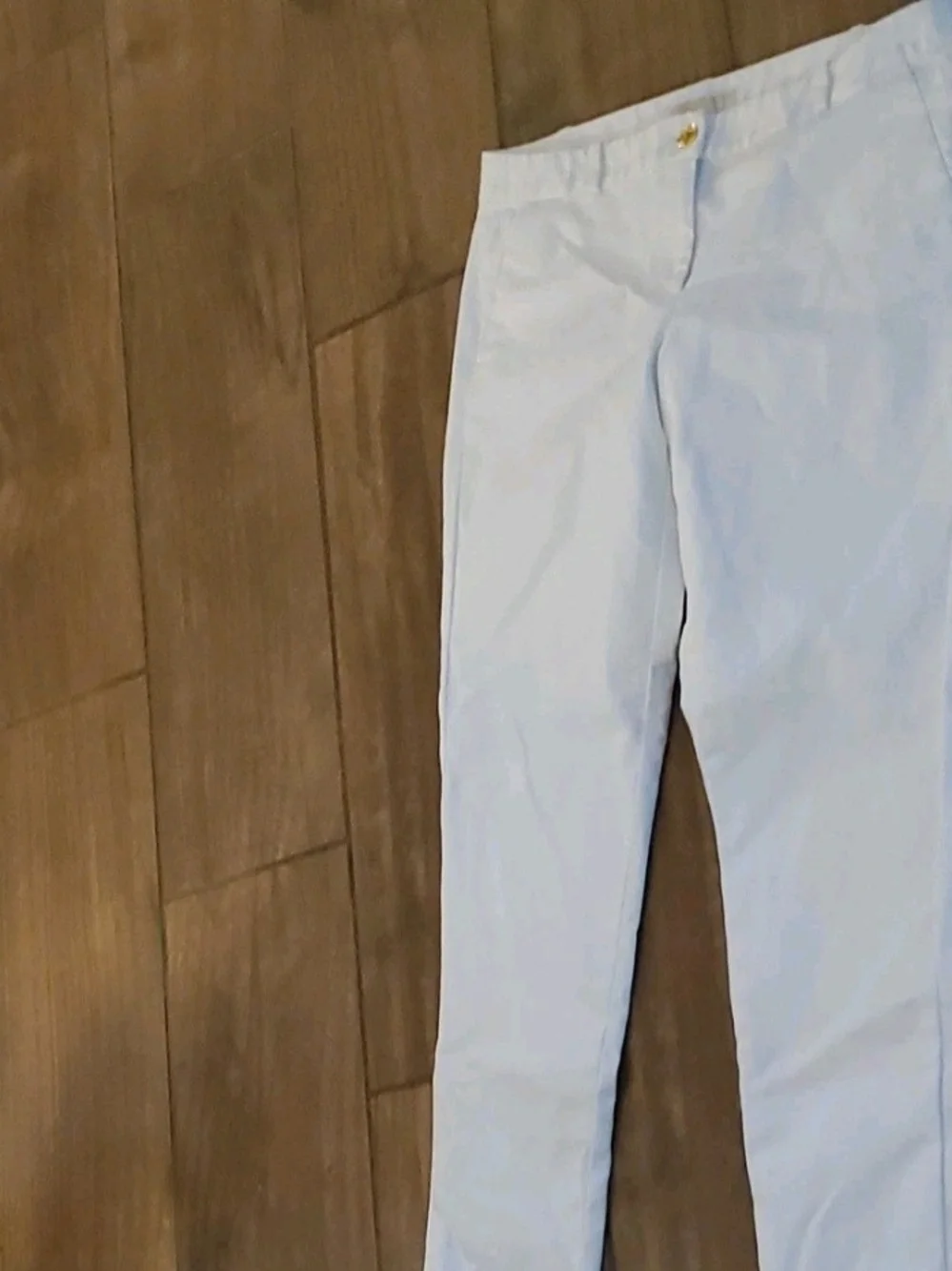 Michael Kors White Womens  Tailored Slim Trousers Size 8